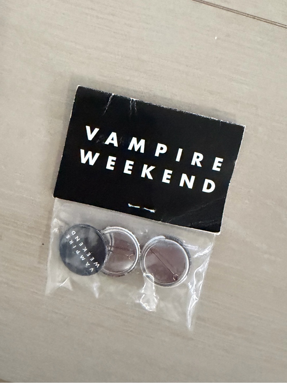 Vampire Weekend Buttons - Picture 2 of 2